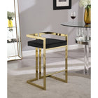 Meridian Furniture Ezra Velvet Counter Stool - Gold - Stools