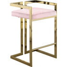 Meridian Furniture Ezra Velvet Counter Stool - Gold - Stools