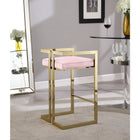 Meridian Furniture Ezra Velvet Counter Stool - Gold - Stools