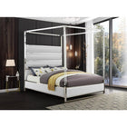 Meridian Furniture Encore Faux Leather Queen Bed - Bedroom Beds