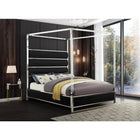 Meridian Furniture Encore Faux Leather King Bed - Bedroom Beds