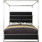 Meridian Furniture Encore Faux Leather King Bed - Bedroom Beds