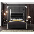 Meridian Furniture Encore Faux Leather King Bed - Bedroom Beds