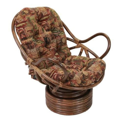 International Caravan Tapestry Cushion Rocker - Picasso - Chairs