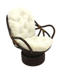 International Caravan Swivel Rocker with Twill Cushion - Eggshell - Chairs