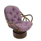 International Caravan Swivel Rocker with Twill Cushion - Grape - Chairs