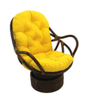 International Caravan Swivel Rocker with Twill Cushion - Sun Set - Chairs