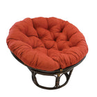 International Caravan Rattan 42-Inch Papasan Chair with Micro Suede Cushion - Cardinal Red - Chairs