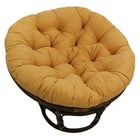 International Caravan Rattan 42-Inch Papasan Chair with Micro Suede Cushion - Lemon - Chairs