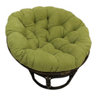 International Caravan Rattan 42-Inch Papasan Chair with Micro Suede Cushion - Mojito Lime - Chairs