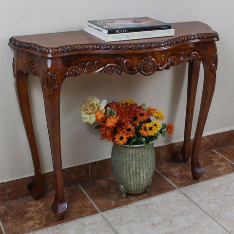 International Caravan Carved Console Table - Other Tables
