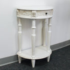 International Caravan Carved Small 1/2 Moon 2-Tier Wall Table - Other Tables