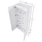 Manhattan Comfort Hopkins Modern  Storage Closet 3.0 in White
