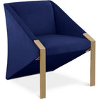 Meridian Furniture Rivet Accent Chair - Navy - Chairs