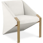Meridian Furniture Rivet Accent Chair - Cream - Chairs