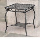 International Caravan Santa Fe Iron Nailhead Side Table - Antique Black - Other Tables