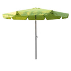 International Caravan Outdoor 8 Foot Aluminum Umbrella - Light Green - Outdoor Furniture