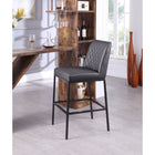 Meridian Furniture Bryce Faux Leather Bar Stool - Stools