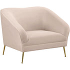 Meridian Furniture Hermosa Velvet Chair - Pink - Chairs