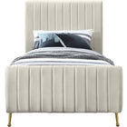 Meridian Furniture Zara Velvet Twin Bed - Bedroom Beds