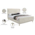 Meridian Furniture Zara Velvet Full Bed - Bedroom Beds