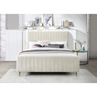 Meridian Furniture Zara Velvet King Bed - Bedroom Beds