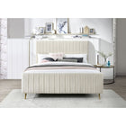 Meridian Furniture Zara Velvet Full Bed - Bedroom Beds