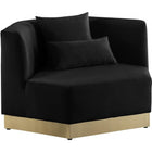 Meridian Furniture Marquis Velvet Chair - Black - Chairs