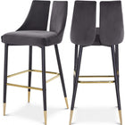 Meridian Furniture Sleek Bar Stool - Grey - Stools