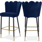 Meridian Furniture Lily Bar Stool - Navy - Stools