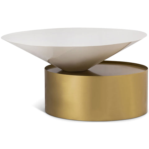 Meridian Furniture Damon Coffee Table - Gold - Coffee Tables