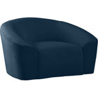 Meridian Furniture Riley Velvet Chair - Navy - Chairs