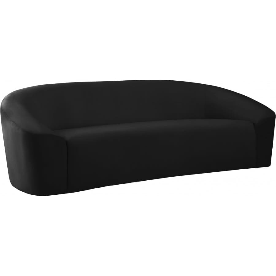 Meridian Furniture Riley Velvet Sofa - Black - Sofas