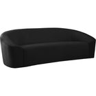 Meridian Furniture Riley Velvet Sofa - Black - Sofas