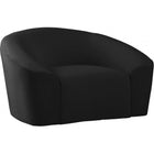 Meridian Furniture Riley Velvet Chair - Black - Chairs