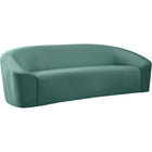 Meridian Furniture Riley Velvet Sofa - Green - Sofas
