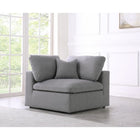 Meridian Furniture Serene Linen Deluxe Cloud Modular Down Filled Overstuffed Chair - Chairs