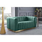 Meridian Furniture Marlon Velvet Loveseat - Loveseats