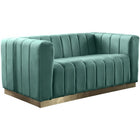 Meridian Furniture Marlon Velvet Loveseat - Loveseats