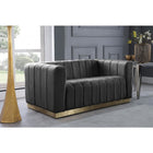 Meridian Furniture Marlon Velvet Loveseat - Loveseats