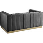 Meridian Furniture Marlon Velvet Loveseat - Loveseats