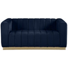 Meridian Furniture Marlon Velvet Loveseat - Loveseats