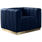 Meridian Furniture Marlon Velvet Chair - Navy - Chairs