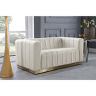 Meridian Furniture Marlon Velvet Loveseat - Loveseats