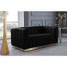 Meridian Furniture Marlon Velvet Loveseat - Loveseats