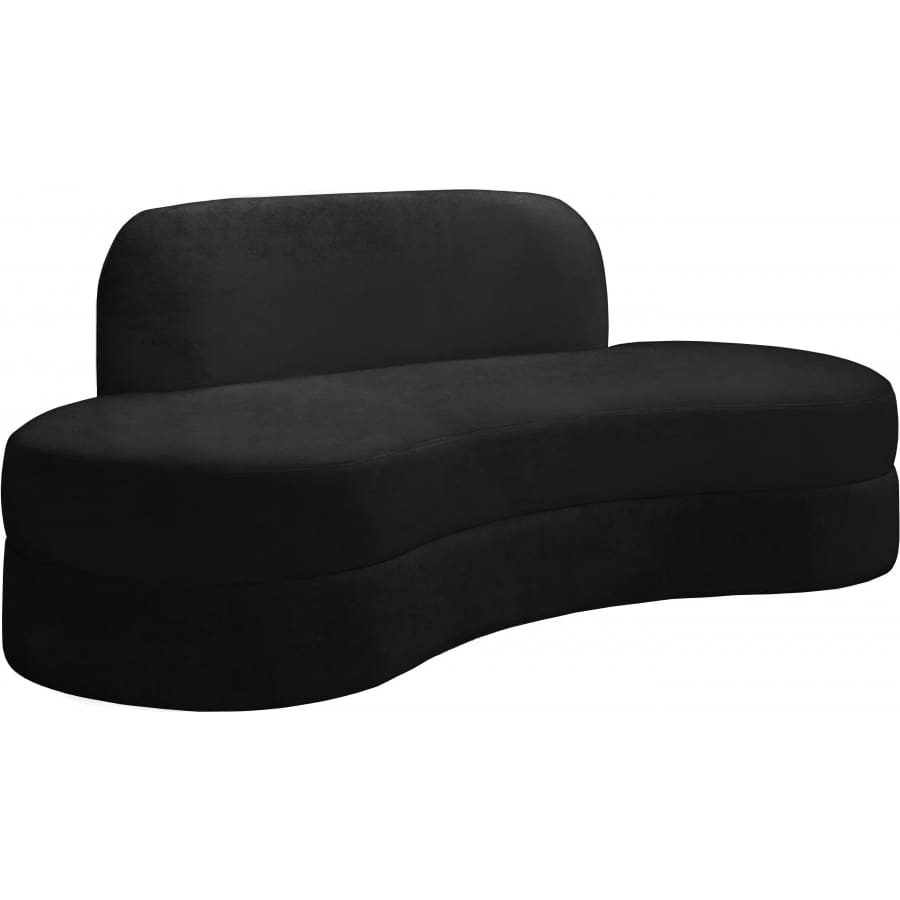 Meridian Furniture Mitzy Velvet Sofa - Black - Sofas