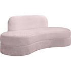 Meridian Furniture Mitzy Velvet Sofa - Pink - Sofas