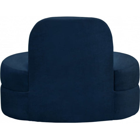 Meridian Furniture Mitzy Velvet Chair - Navy - Chairs