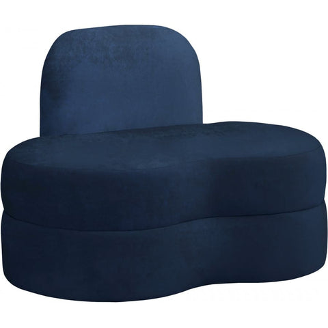 Meridian Furniture Mitzy Velvet Chair - Navy - Chairs