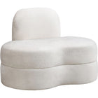 Meridian Furniture Mitzy Velvet Chair - Cream - Chairs
